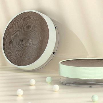 掏球玩樂貓抓板窩可拆替換磨爪器沙發貓玩具瓦楞紙不掉屑防貓抓柱