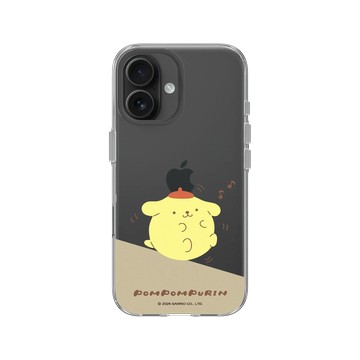 iPhone 16 Clear Case（相機按鈕） 透明 - 三麗鷗-布丁狗30週年 PomPomPurin (30th Anniversary) - 哼歌搖擺