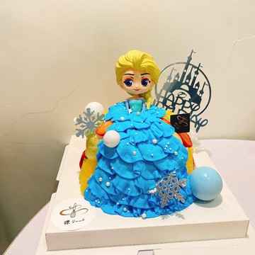 冰雪奇緣 艾莎公主 公主蛋糕 客製化蛋糕 鑠甜點 生日蛋糕 紀念日