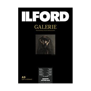 イルフォード イルフォードギャラリースムースコットンラグ 310g m2 (A3・25枚)ILFORD GALERIE Smooth Cotton Rag 422381