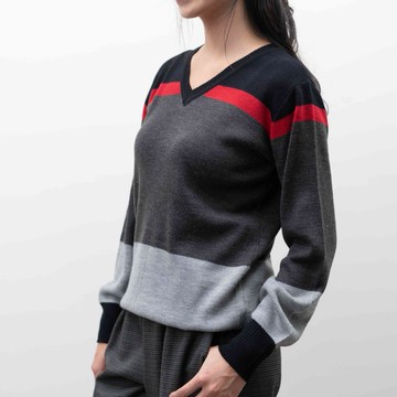 O-LIWAY 台灣製 MIT 細針長袖美麗諾羊毛衫 oliway