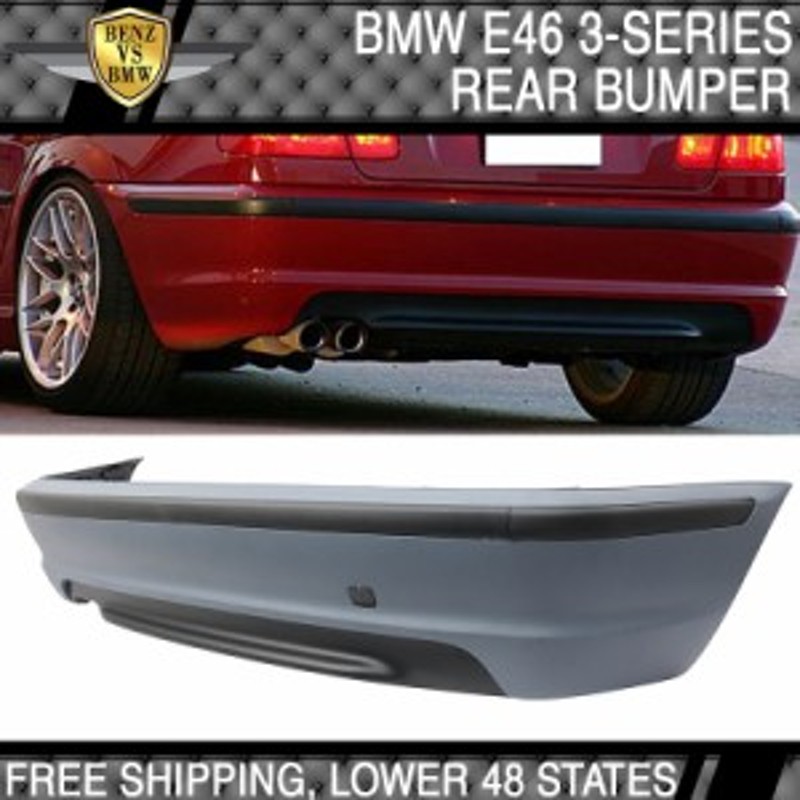 USパーツ99-05 BMW E46 3シリーズ4DrセダンMテックMスポーツリアバンパーカバーガード - PP | LINEブランドカタログ