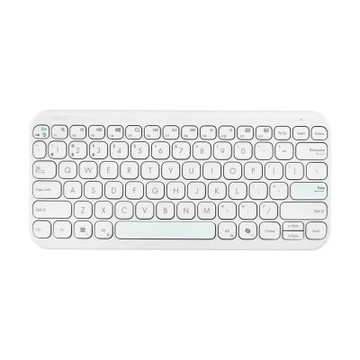 ASUS 華碩 Marshmallow 無線鍵盤 KW100 珠光白