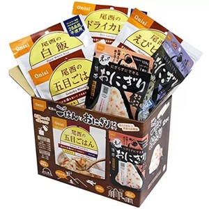 尾西食品 ごはんとおにぎりｱｿｰﾄｱﾙﾌｧ米12食ｾｯﾄ