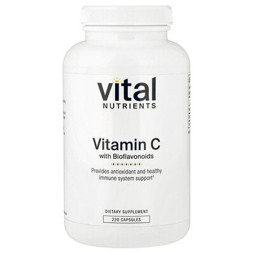 Vital Nutrients, 含生物類黃酮的維生素 C，220 粒全素膠囊