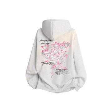 PAUL保羅櫻花COSTELLOE字母印花美式嘻哈連帽衛衣