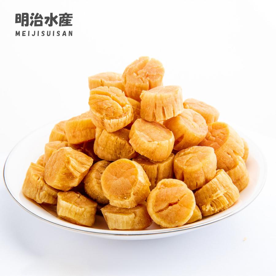 北海道産 乾燥ホタテ 貝柱 天然 厳選一等品 (色揃い) 500g 明治水産 S (約90個)