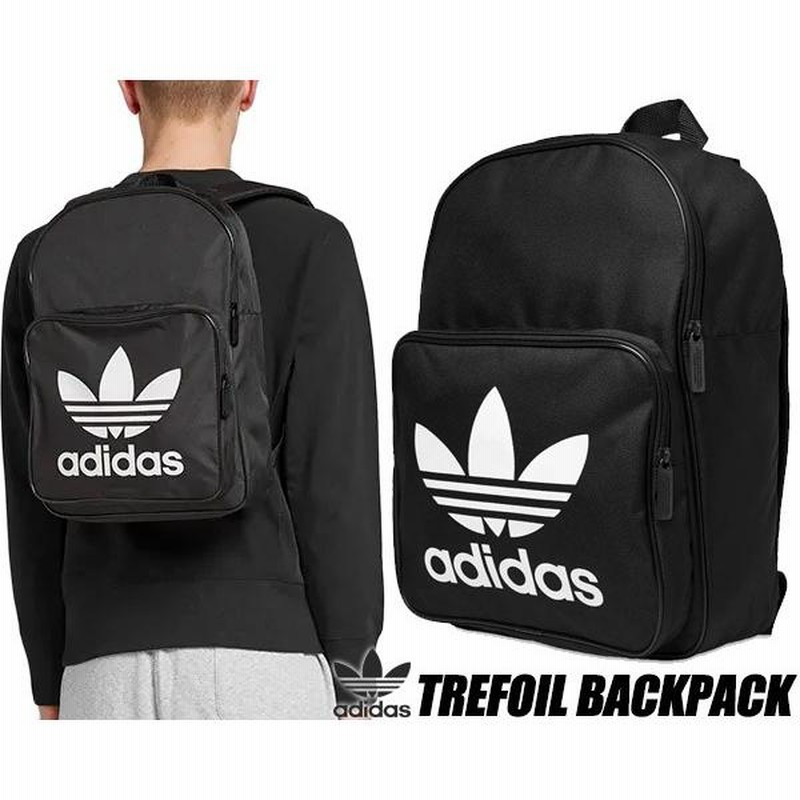 adidas CLASSIC TREFOIL BACKPACK BLACK dw5185 fvd28 LINE