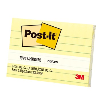 3M 橫格便條紙3x4  657L