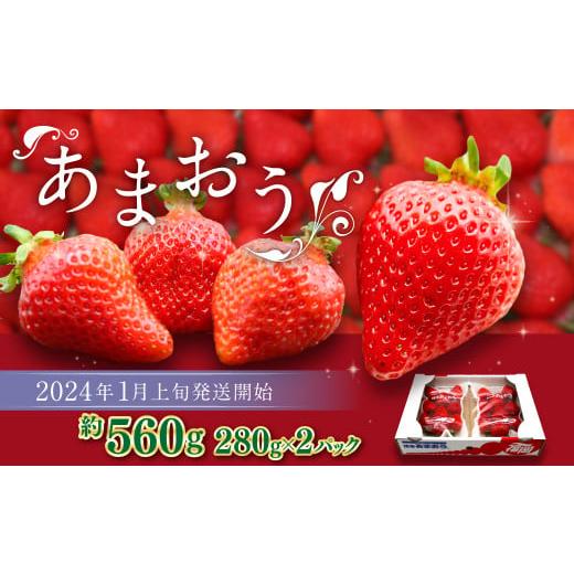 ふるさと納税 福岡県 香春町 博多あまおう 約280g×2パック(冬) あまおう いちご 苺 果物 フルーツ 福岡県産 博多