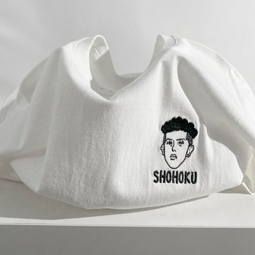 灌籃高手奈川良頭像刺繡T恤衫運動寬鬆透氣休閒潮流男女同款短袖 刺繡T恤衫休閒潮流男短袖 7C
