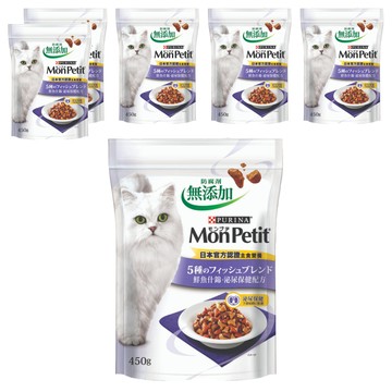 MonPetit 貓倍麗 成貓用鮮魚什錦泌尿保健乾糧  泌尿系統/腎臟護理  450g  6包