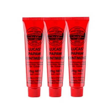 【Lucas 澳洲木瓜霜】澳洲木瓜霜木瓜膏25g（三入組）(效期至2026.03.)