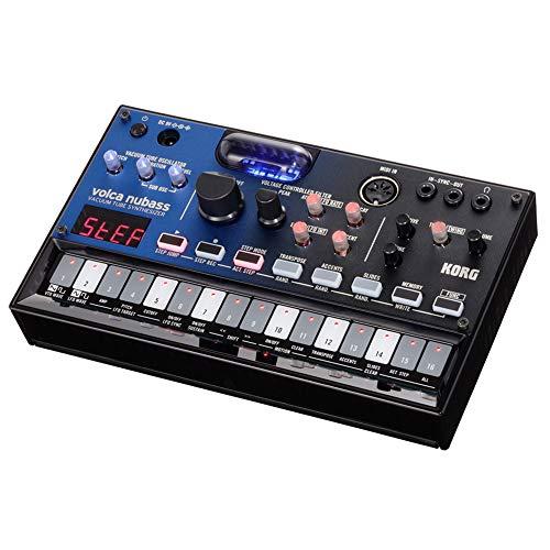 KORG シンセサイザー ベースマシン volca nubass 真空管回路 Nutube搭載 16ステップシーケンサー 電池駆動 スピーカー内