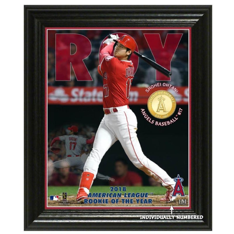 MLB 大谷翔平 エンゼルス グッズ 2018 ア・リーグ 新人王AL Rookie of the Year ブロンズコイン フォト 2018枚限定  The Highland Mint | LINEブランドカタログ