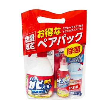 Mitsuei 浴廁除霉組 浴廁除霉噴霧400ml+除霉凝膠100g  1組  100g