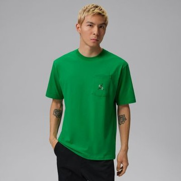 NIKE 短袖上衣 男 T恤 喬丹 AS M J POCKET SS CREW 綠 IF3070-310