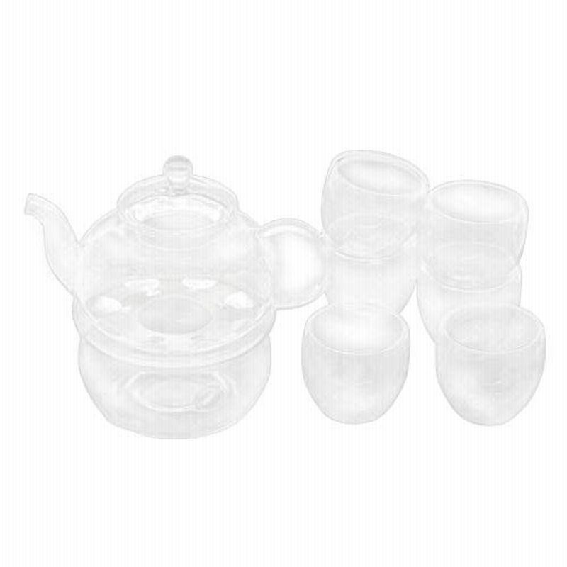 Nature Park ティーポット ウォーマー付き ティーカップ コップ 二重構造 耐熱 ガラス 6杯セット 8点入 茶器 茶 おしゃれ 通販 Lineポイント最大0 5 Get Lineショッピング