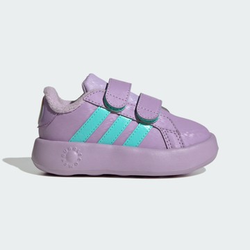 Adidas Grand Court Frozen Cf I [JR5630] 小童 運動休閒鞋 舒適 紫 冰雪奇緣