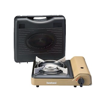 日本 Iwatani岩谷 磁吸式 防風 瓦斯爐  3.0kw 香檳金 附外盒  / 台 CB-VT-1
