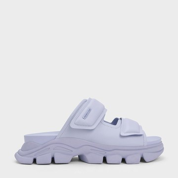 Dash 運動風厚底拖鞋