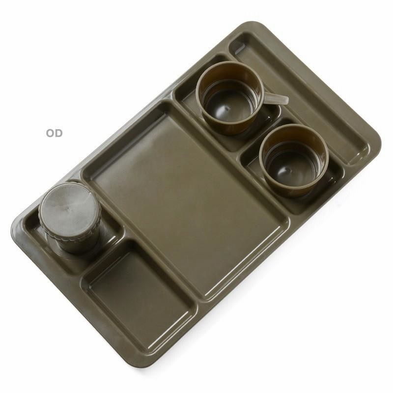 Hayes社製 米軍納入 PLASTIC ランチトレイセット（カップ