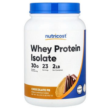 Nutricost, 分離乳清蛋白，巧克力花生醬味，2 磅（907 克）