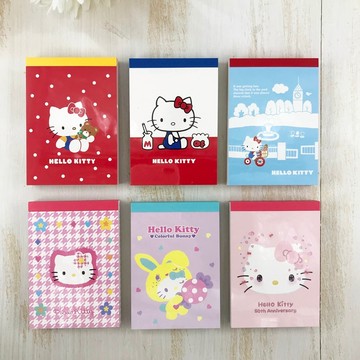日本製 sanrio 三麗鷗 Hello kitty 50週年 便條紙✈日本直送｜小鶴日貨