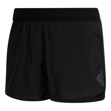 Men's adidas Solid Color logo Printing Casual Shorts Black