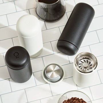 FELLOW CARTER 卡特隨行真空保溫杯-瘦版車用(16oz/3色) - 霧面白