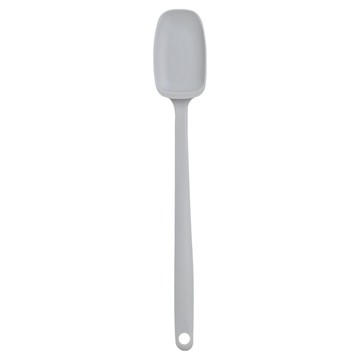 [福利商品]31-8_Kitchen Factory 莫蘭迪色矽膠拌炒匙, 灰色, 1支