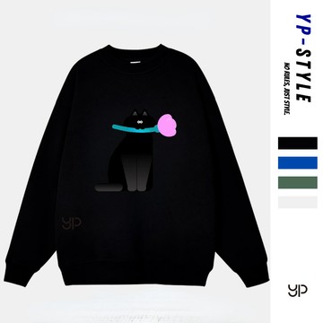 ✨隔日到貨！秒發貨✨日系 大學T 圓領大學t 男女上衣 Oversize 休閒款四大學t 長袖T 印花大學t 情侶