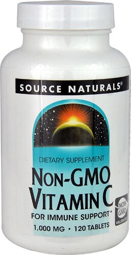 Source Naturals Non-GMO Vitamin C 1000 mg - 120 Tablets