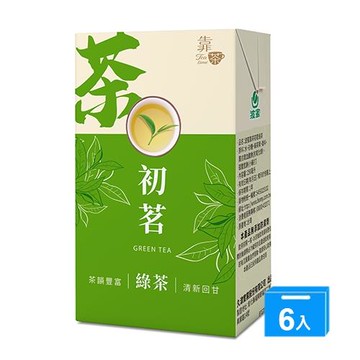 M-波蜜靠茶初茗綠茶250ml x 6【愛買】