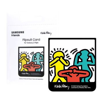 Galaxy Z Flip6 / Z Flip5 原廠 Keith Haring 聯名感應卡-Photo
