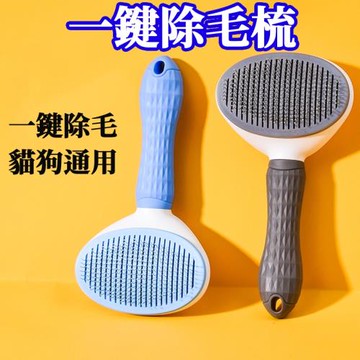【ROYALLIN 蘿林嚴選】寵物刷毛梳 自動去毛除毛(寵物梳 寵物用具)