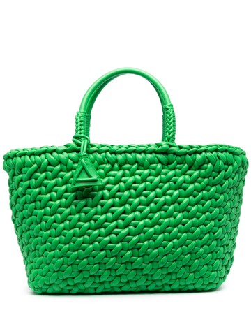 Alanui - Icon leather tote bag - women - Polyurethane/Viscose/Lambskin/Lambskin - One Size - Green