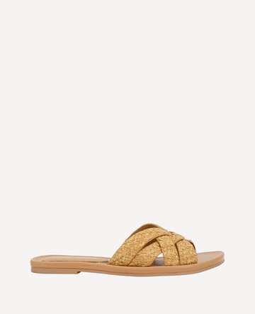 Kenneth Cole | Jula Flat Sandal in Natural Raffia, Size: 9