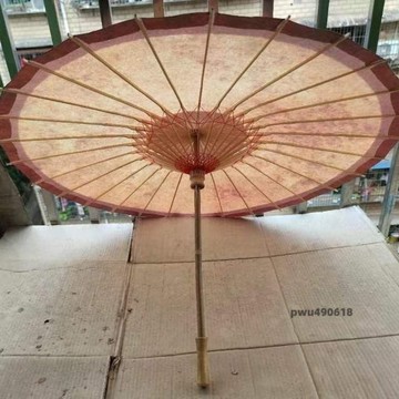 臺灣出貨 國潮復古雨傘法式古風學生記憶長柄防水油紙傘仿古長杆精緻中國