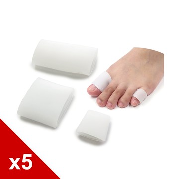 糊塗鞋匠 優質鞋材 J03 開口腳趾保護套 5雙