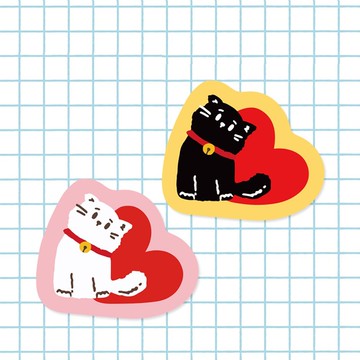 愛心貓咪滑鼠墊電競游戲辦公大滑鼠墊滑鼠墊