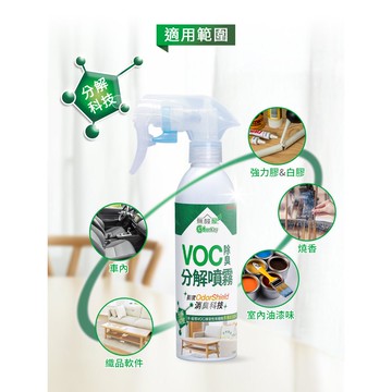 無醛屋 VOC除臭分解噴霧 250ml
