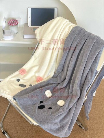 小熊浴巾 家用可愛卡通吸水速干可裹浴袍 柔軟珊瑚絨毛巾【不二雜貨】