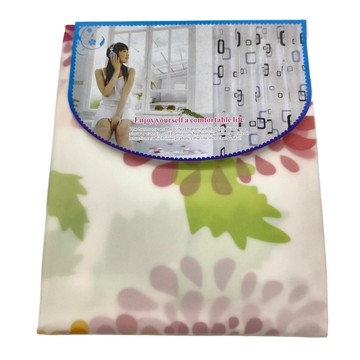 apex Innovation 時尚防水浴簾 PP+PEVA材質 太陽花  180 x 180cm  太陽花 白色  1個