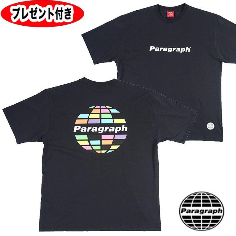 【美品・両面プリント】PARAGRAPH パラグラフ　Tシャツ　チャコールグレー