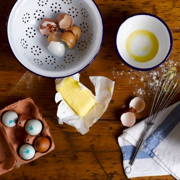 英國 Falcon 洗滌 / 餐盆六件組 經典藍白