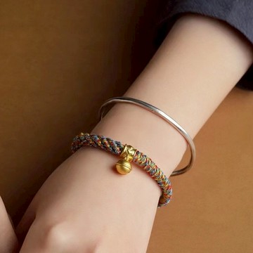 手繩 手鍊 轉運珠 藏式手鍊 金剛結 六字真言手繩 五彩繩 保平安 手工編織 紅繩手鍊 本命年 五行開運 禮物 249