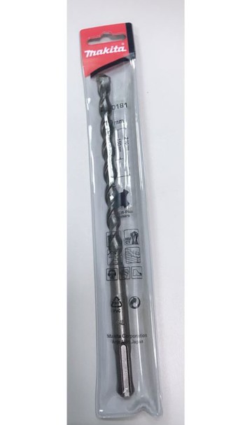 MAKITA 牧田 D-00181 四溝二刃 四溝鑽頭 10*210mm 配件 水泥 鑽頭 鑽尾 四溝 免出力