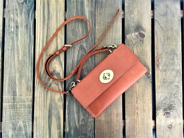 斜肩包 // 可專屬刻字 // 簡約 //手機包 // 手拿包 // 單肩包