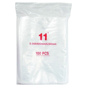 11#密封式夾鍊袋/密封袋/夾鏈袋 28x40cm100ps